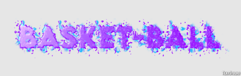 Basket-ball Effet de Texte