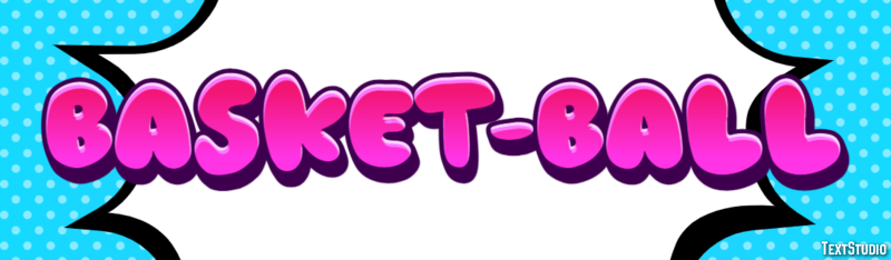 Basket-ball Efeito do texto