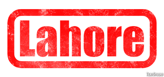 Lahore Efekt tekstowy