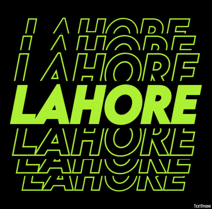 Lahore Efekt tekstowy