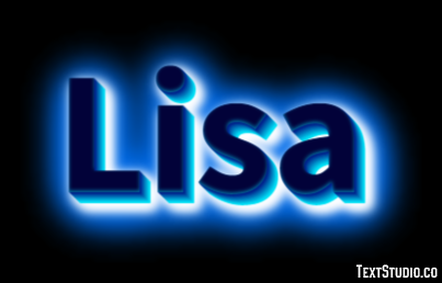 Lisa Text Effect