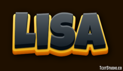 Lisa Text Effect
