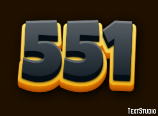 551 テキスト効果