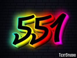 551 テキスト効果