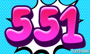 551 Effetto testo