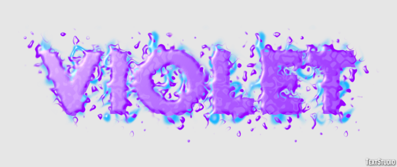 Violet Efekt tekstowy