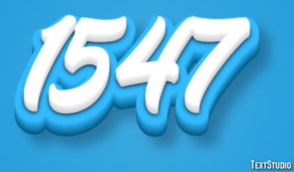 1547 Efeito de texto