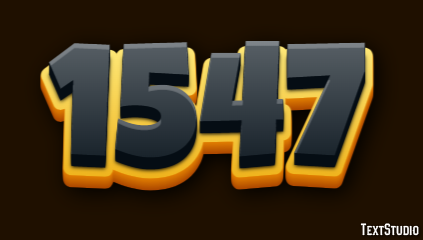 1547 Efeito de texto