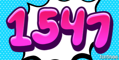 1547 Efeito de texto