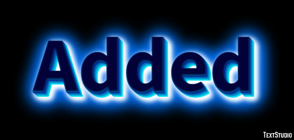 Added Text Effect