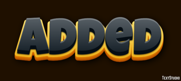 Added Text Effect