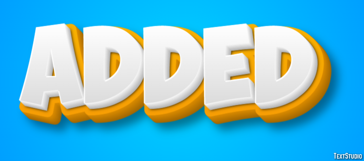Added Text Effect
