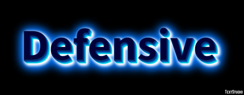 Defensive Efecto de Texto