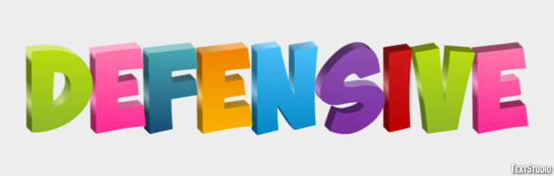 Defensive Text Effect