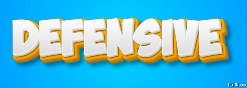 Defensive Text Effect