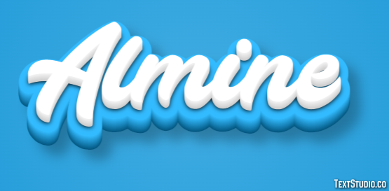 Almine Texteffekt