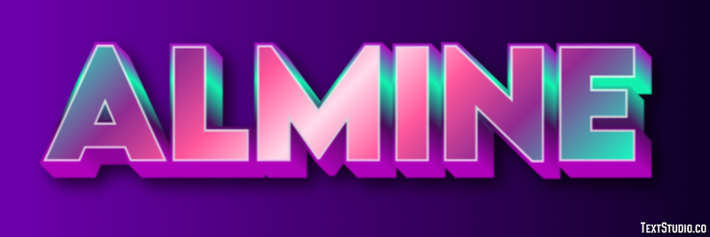 Almine Texteffekt