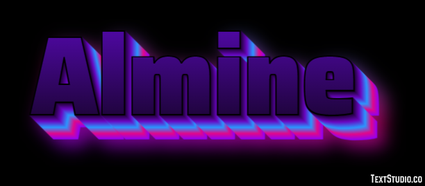 Almine Texteffekt