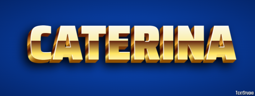 Caterina Text effect
