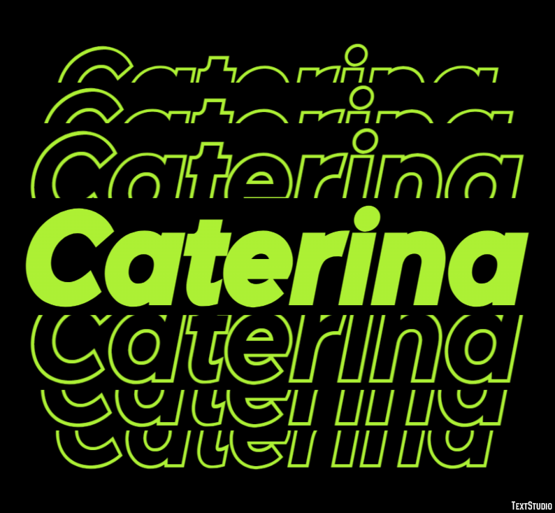 Caterina Text Effect