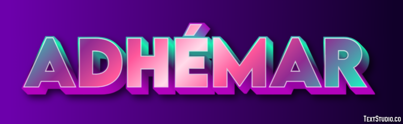 Adhémar Text Effect