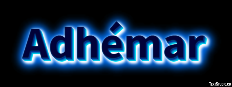 Adhémar Text effect
