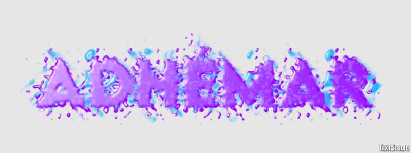 Adhémar Text effect