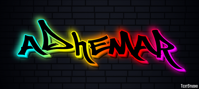 Adhémar Text effect