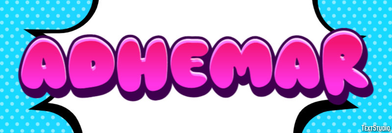 Adhémar Text effect