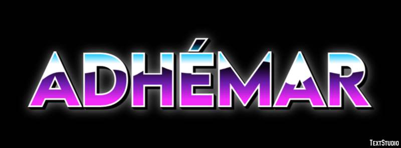 Adhémar Text effect