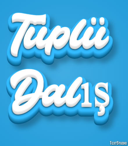 Tüplü Dalış Metin Efekti