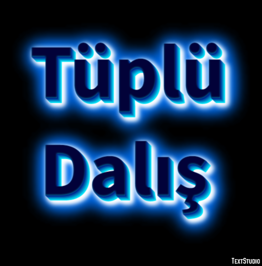 Tüplü Dalış Metin Efekti