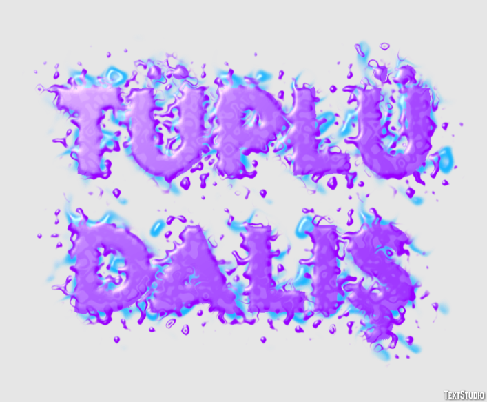 Tüplü Dalış Efecto de texto