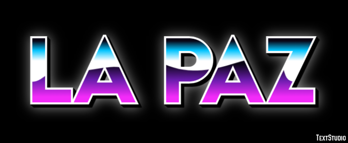 La Paz Efeito de texto