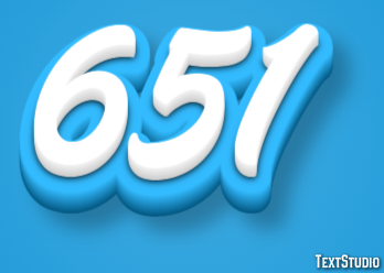 651 テキスト効果
