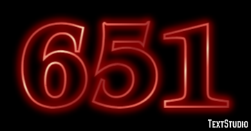 651 テキスト効果