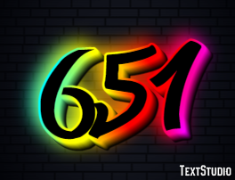 651 テキスト効果