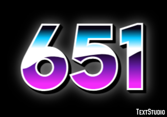 651 テキスト効果