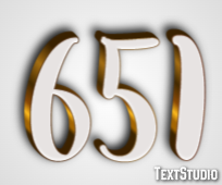 651 テキスト効果