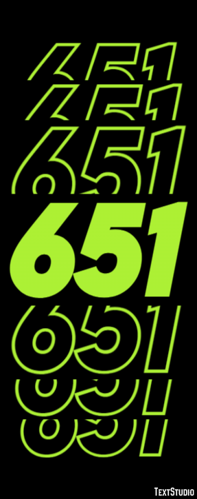 651 テキスト効果