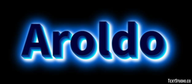 Aroldo Текстовый эффект
