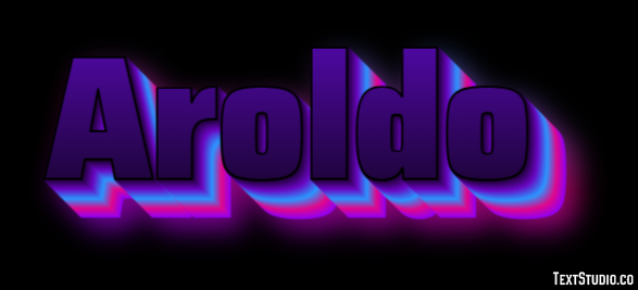 Aroldo Текстовый эффект