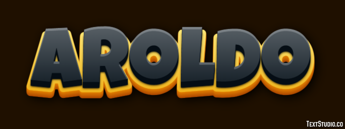 Aroldo Effetto testo