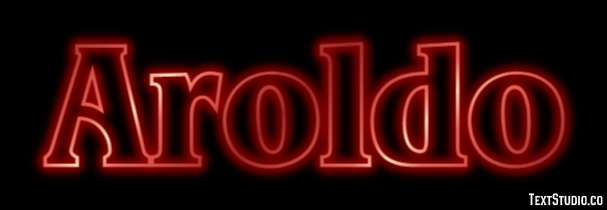 Aroldo Текстовый эффект