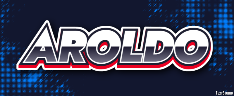 Aroldo Текстовый эффект