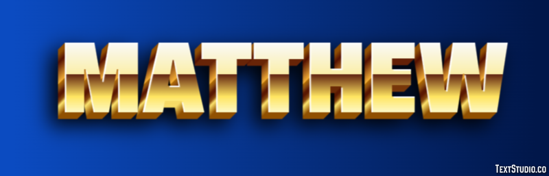 Matthew Text Effect