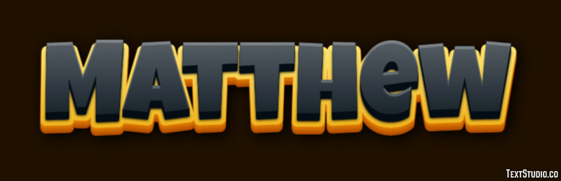Matthew Text Effect