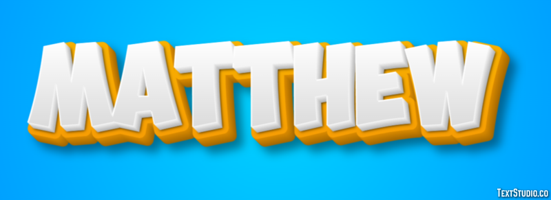 Matthew Text Effect