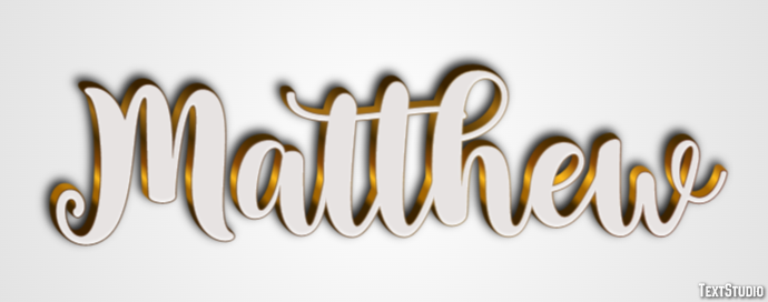 Matthew Text Effect