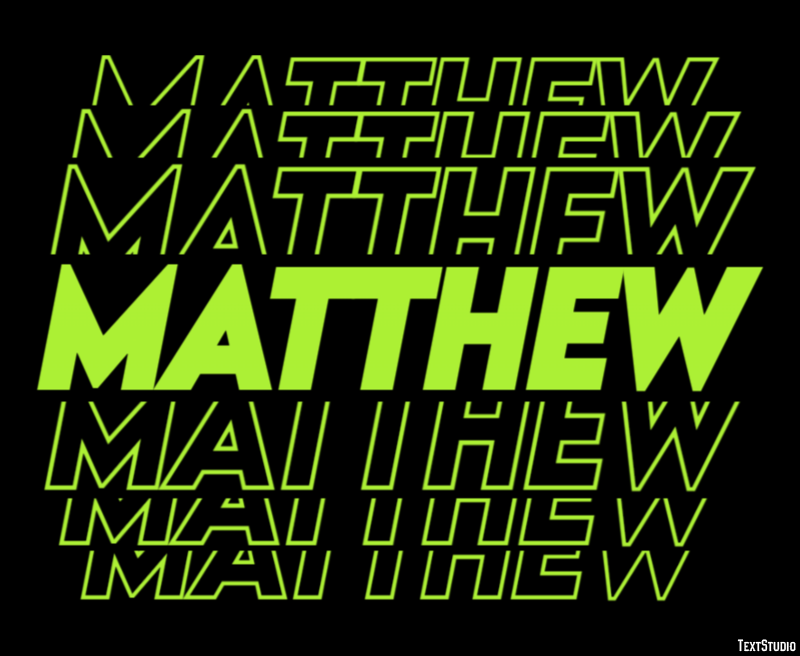 Matthew Effetto testo